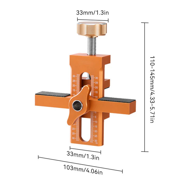 JigMaster - 2-in-1 Cabinet Door Mounting Device