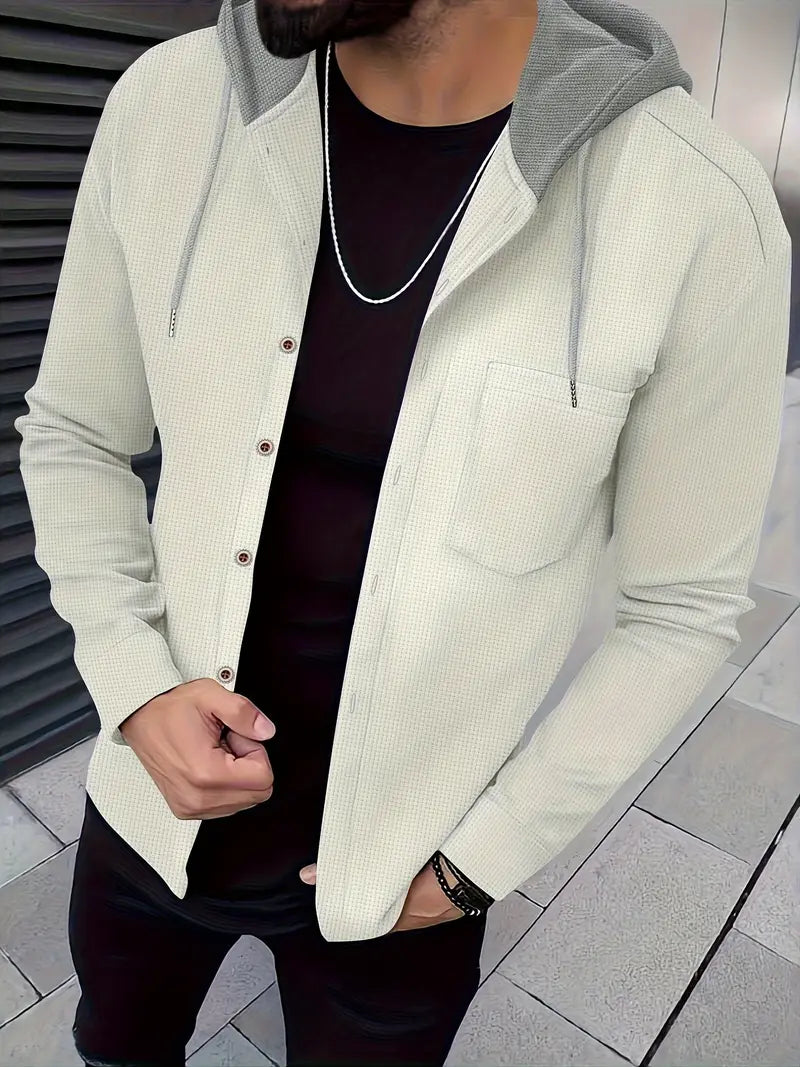 Johnathan – Casual Hooded Jacket with Pocket