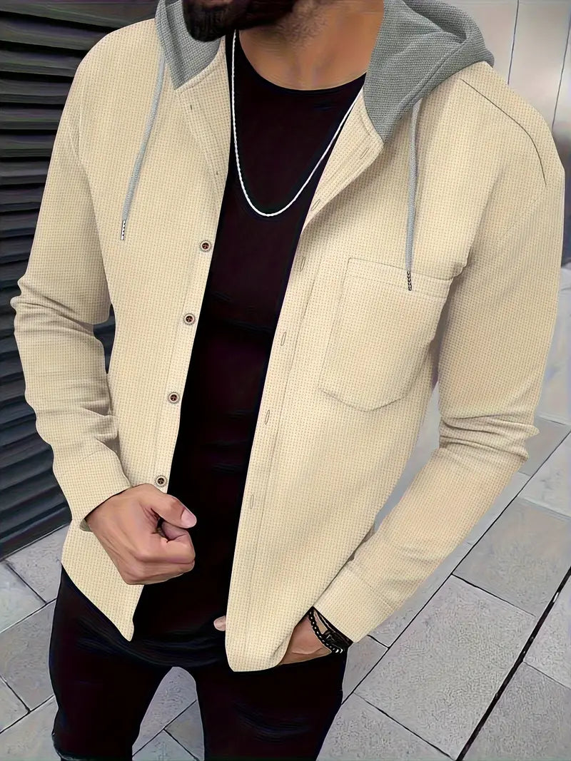 Johnathan – Casual Hooded Jacket with Pocket