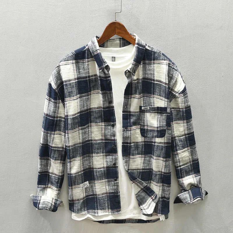 Jony – Classic Long Sleeve Checkered Shirt