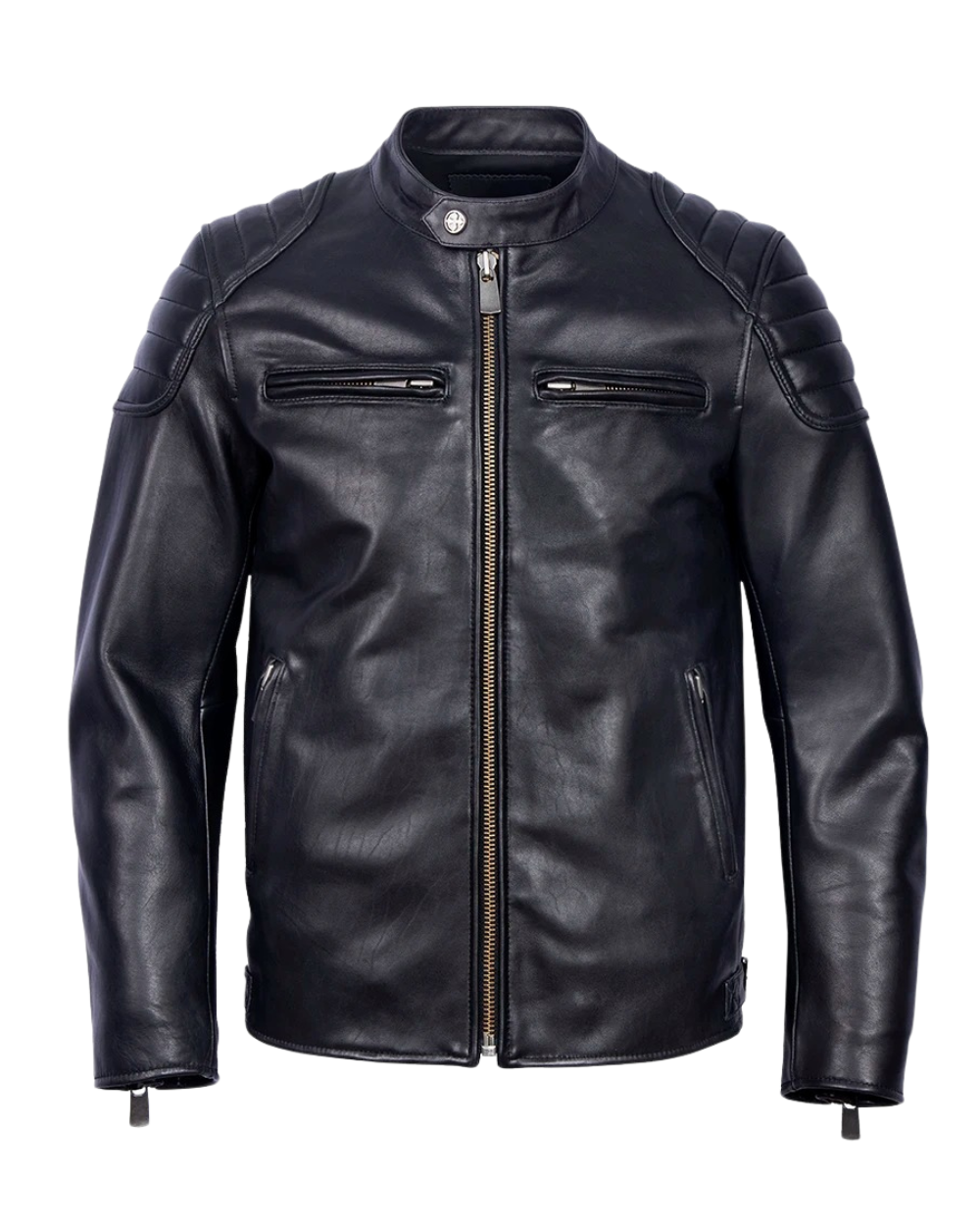 Jorge – Leather Jacket with Front Zipper