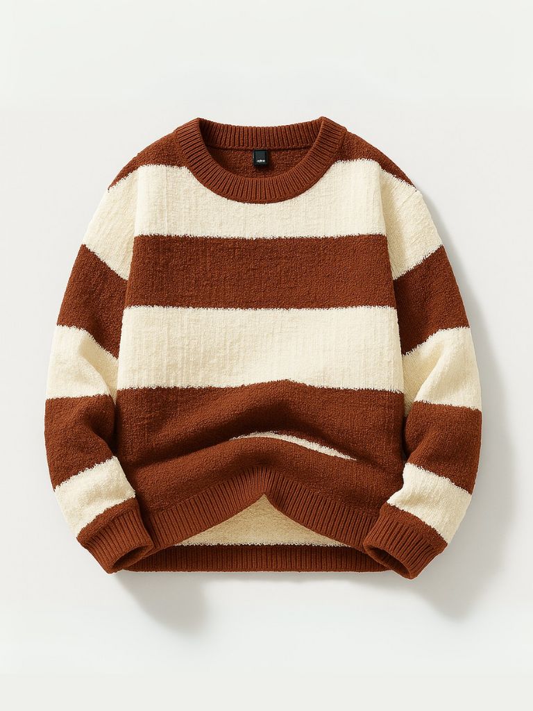 Jorren – Round Neck Stripe Sweater