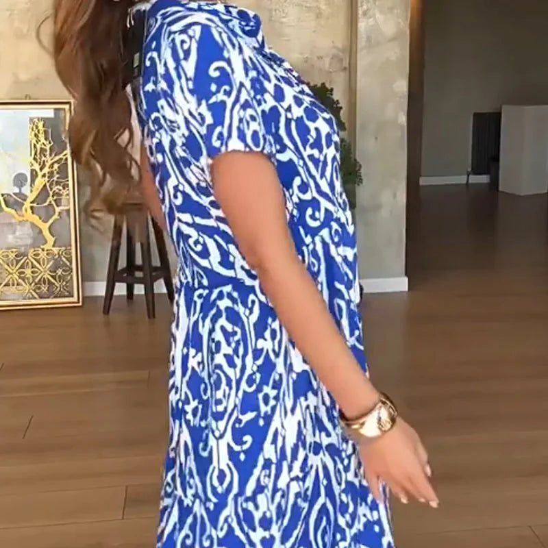 Jubilee – Loose-Fit A-Line Dress with Prints
