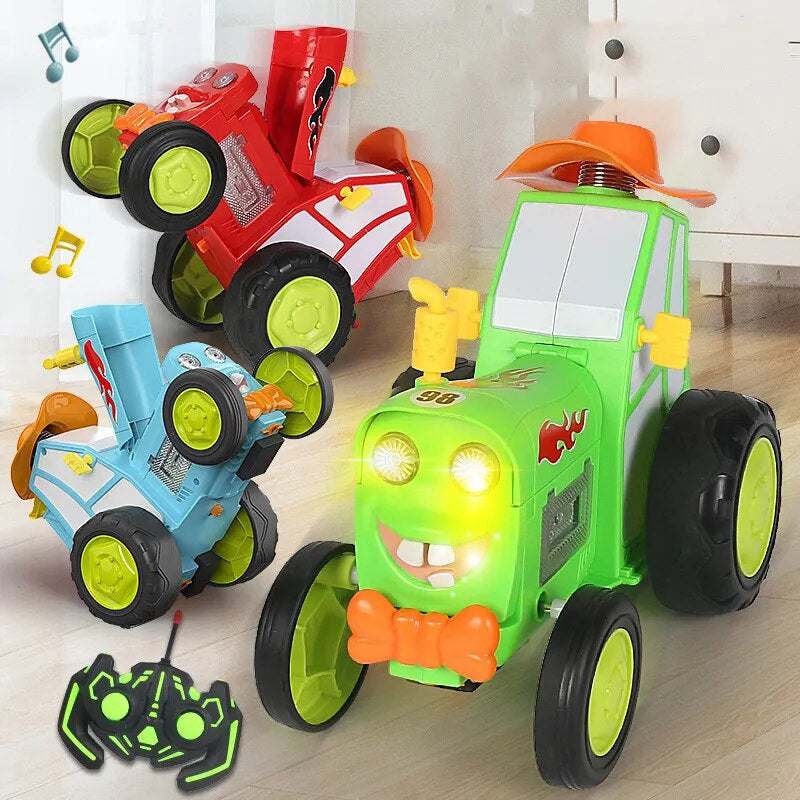 JumpingCar – Fun with a Stunt Tractor – RC Tractor