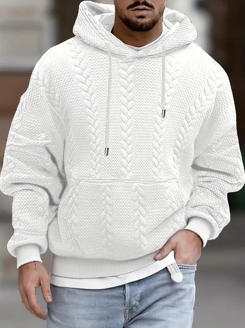 Justus – Long-Sleeve Knit Sweater with Hood