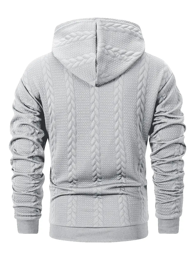 Justus – Long-Sleeve Knit Sweater with Hood