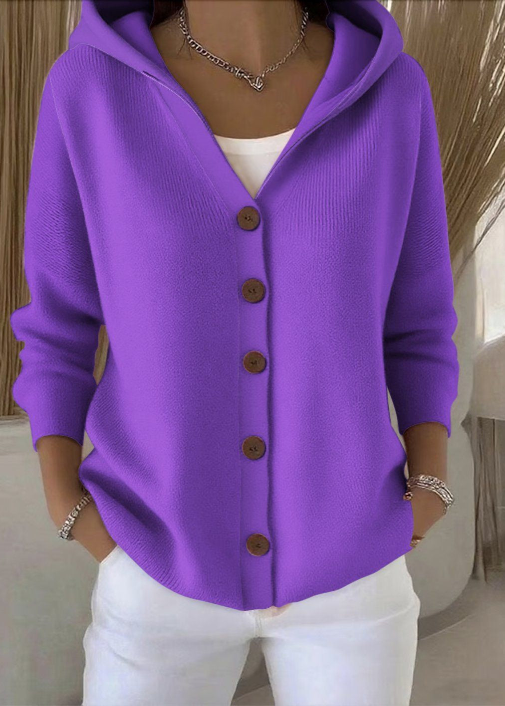 Kaley - Elegant Cardigan with Long Sleeves