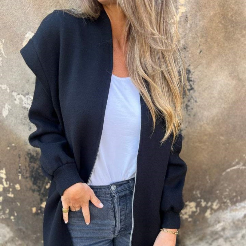 Karletta – Hooded Jacket with Zipper and Pockets