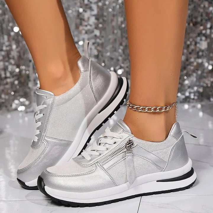 Kathren – Comfortable Lace-Up Sneakers