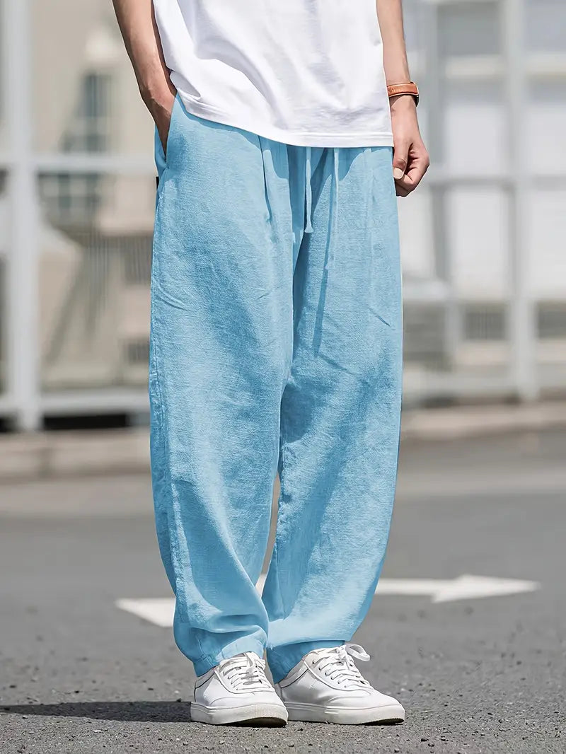 Kirk - Breathable Cotton Pants with Pockets