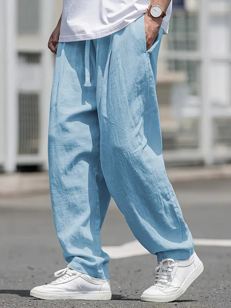 Kirk - Breathable Cotton Pants with Pockets