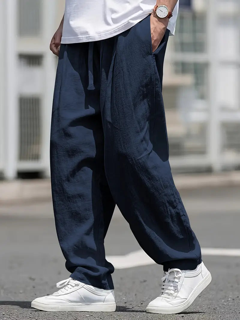 Kirk - Breathable Cotton Pants with Pockets