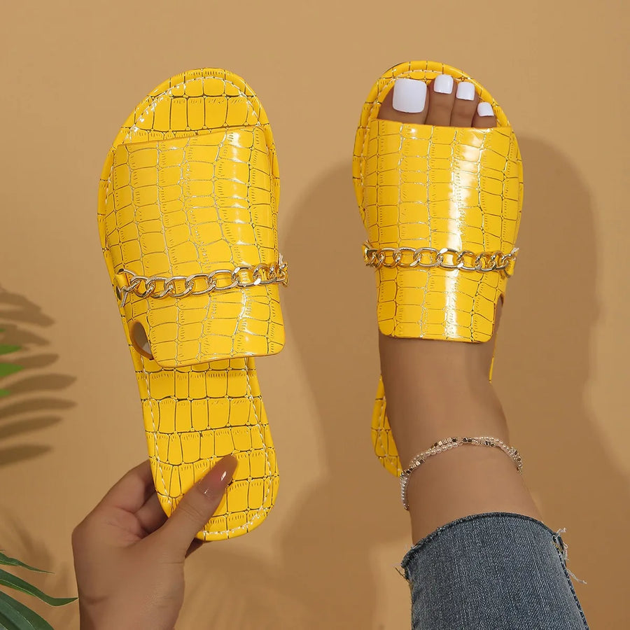 Klavdiya - Sandals with Chain