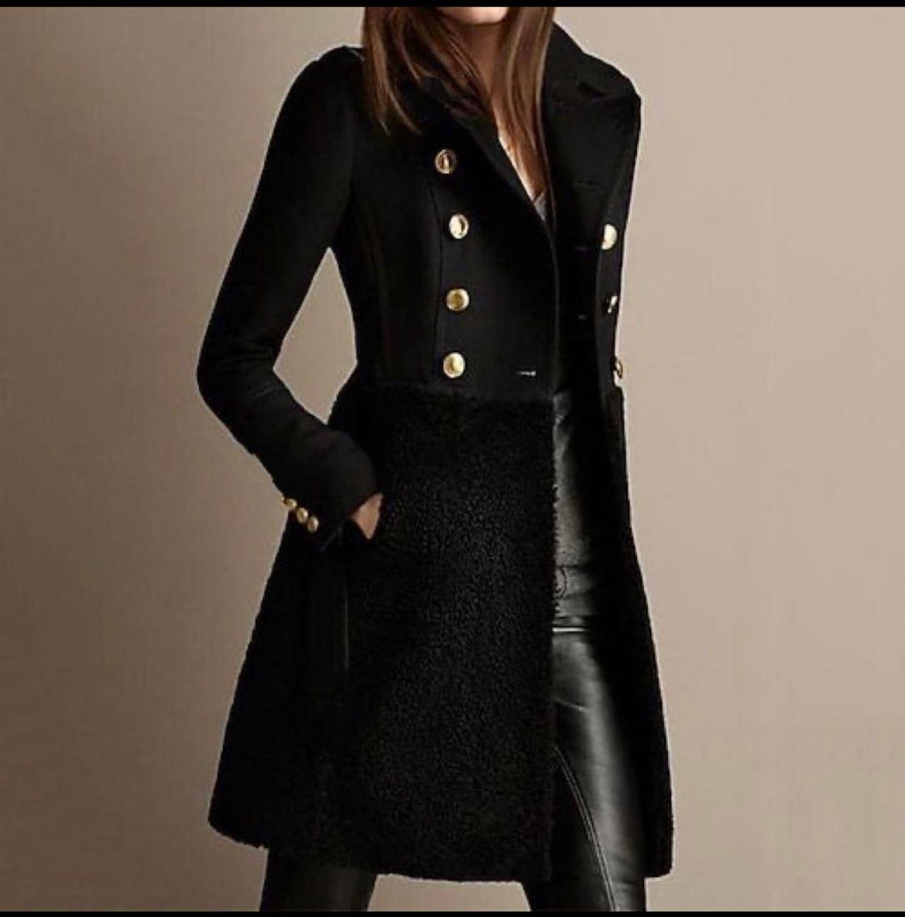 Kolinda – Double-Breasted Winter Coat with Pockets