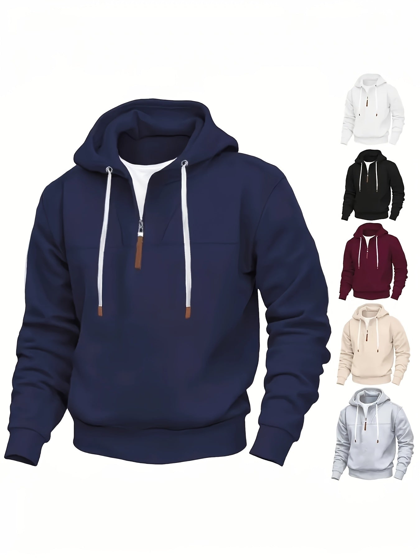 Kolton – Hooded Half-Zip Sweatshirt