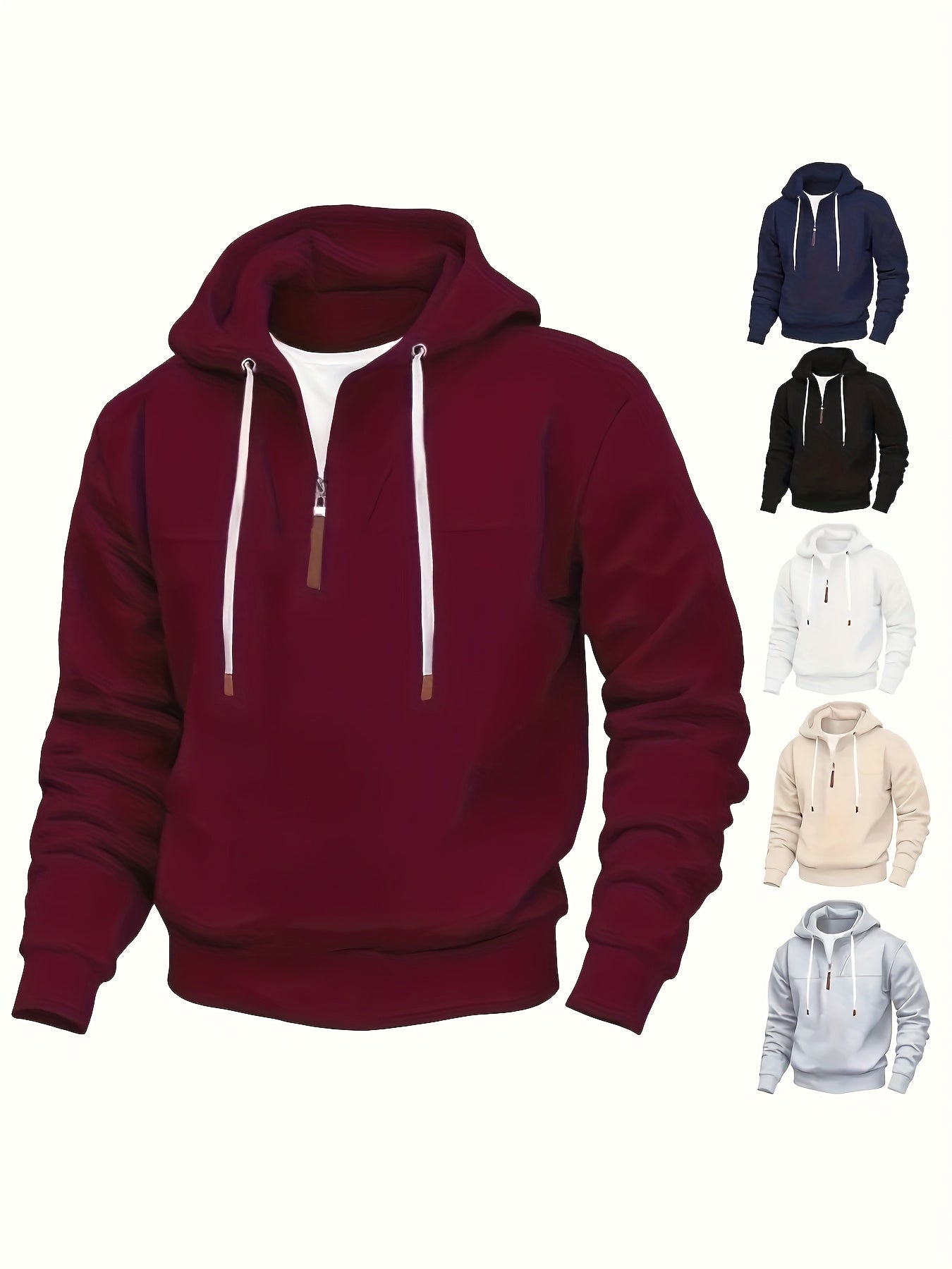 Kolton – Hooded Half-Zip Sweatshirt