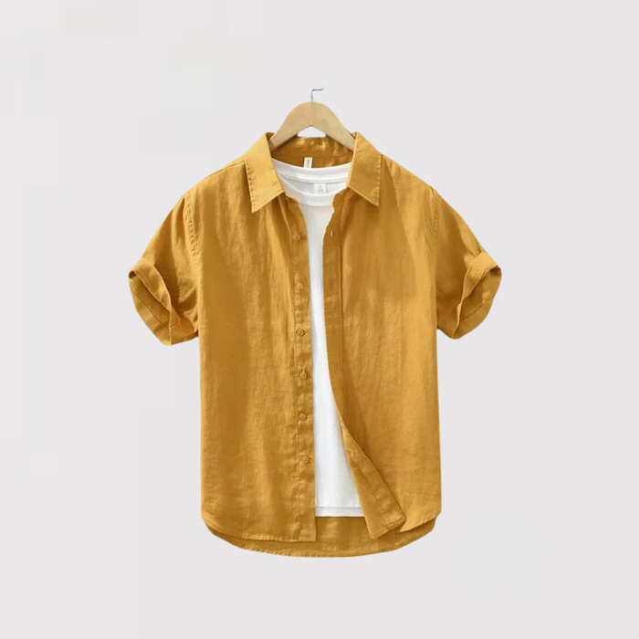 Kurtis – Short Sleeve Linen Shirt