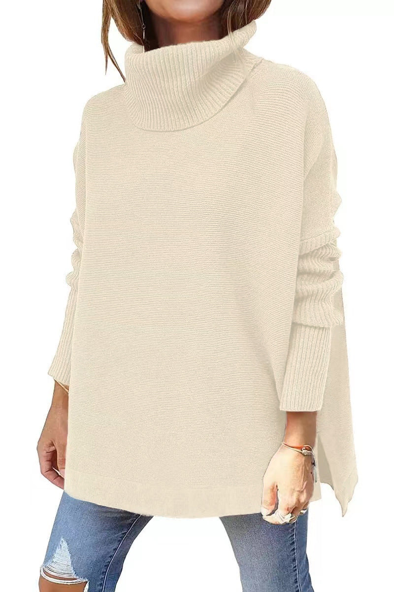 Latisha - Comfortable Oversized Turtleneck Sweater