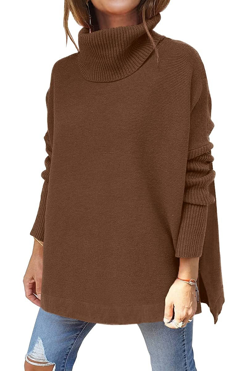 Latisha - Comfortable Oversized Turtleneck Sweater