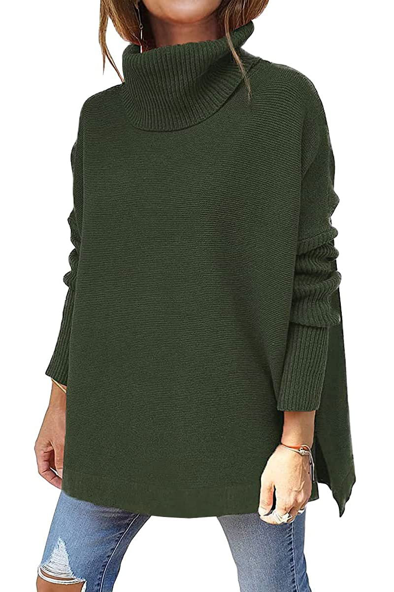 Latisha - Comfortable Oversized Turtleneck Sweater
