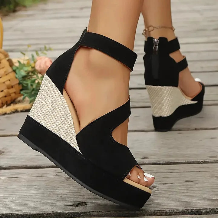 Leontyne – Orthopedic Wedge Sandals