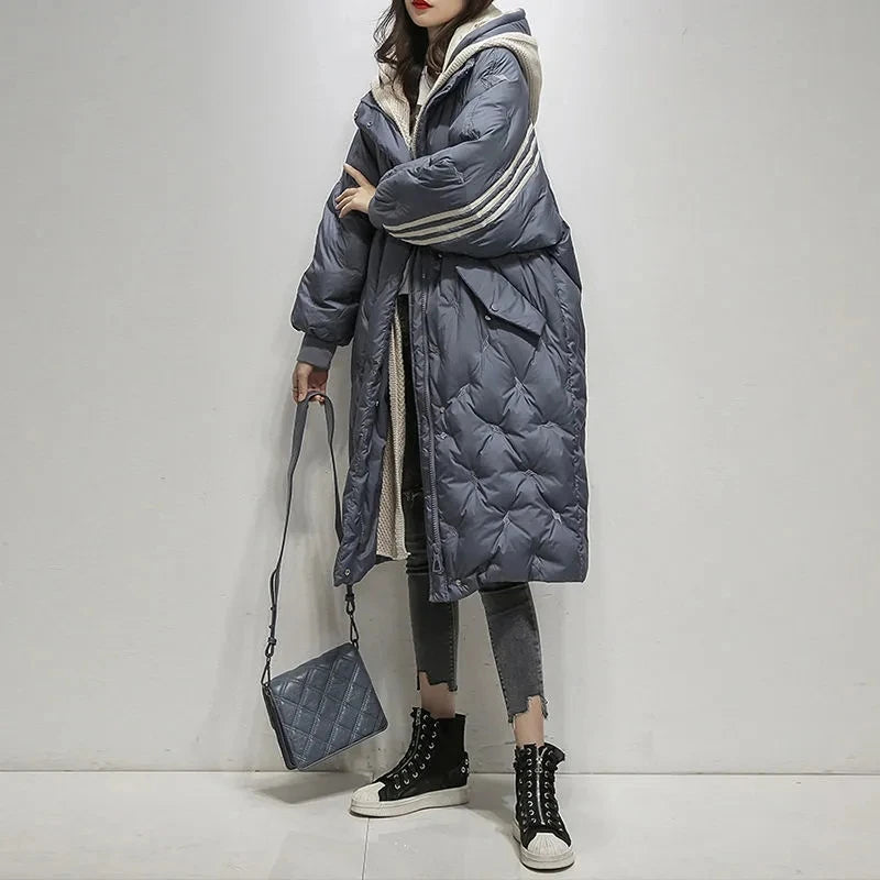 Lesley – Quilted Coat with Hood