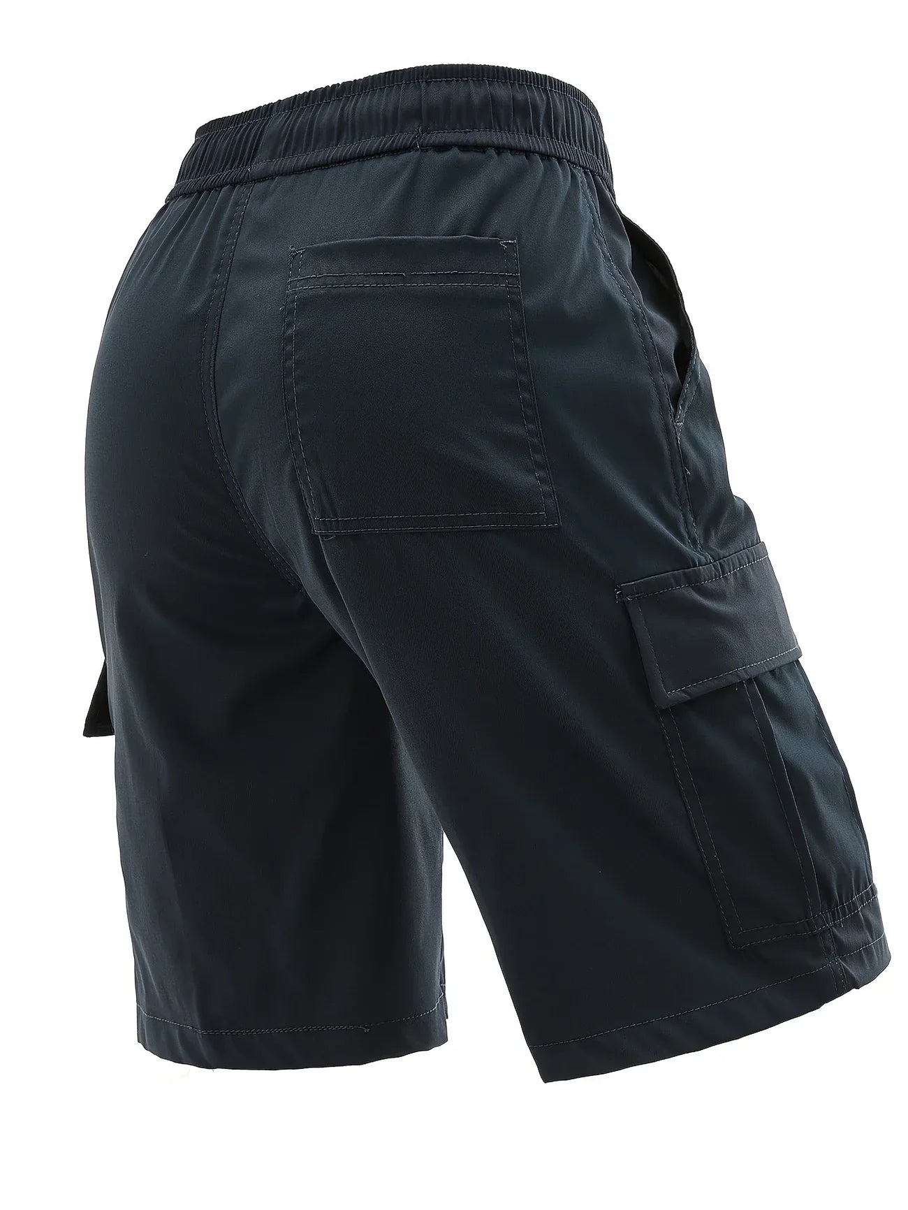 Lewand – Elegant Loose Fit Cargo Shorts With Side Pocket