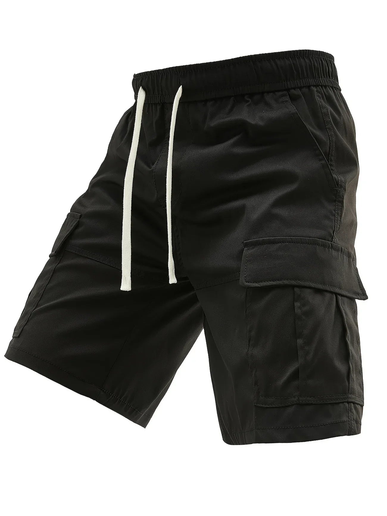 Lewand – Elegant Loose Fit Cargo Shorts With Side Pocket
