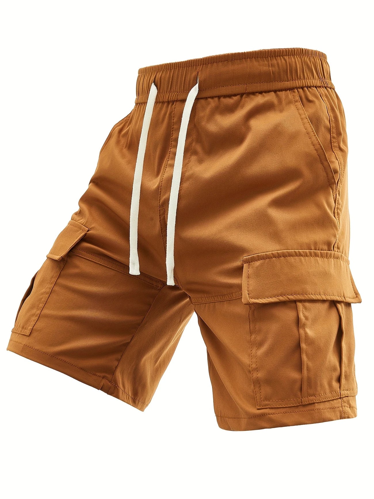 Lewand – Elegant Loose Fit Cargo Shorts With Side Pocket
