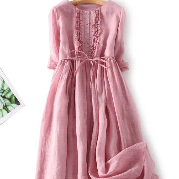 Lithumi - Maxi Dress Made of Linen