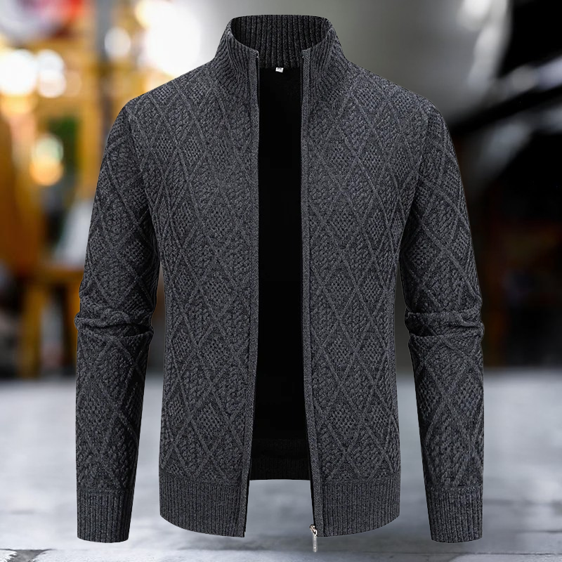 Lorian – Zipper Warm Thick Fleece Cardigan