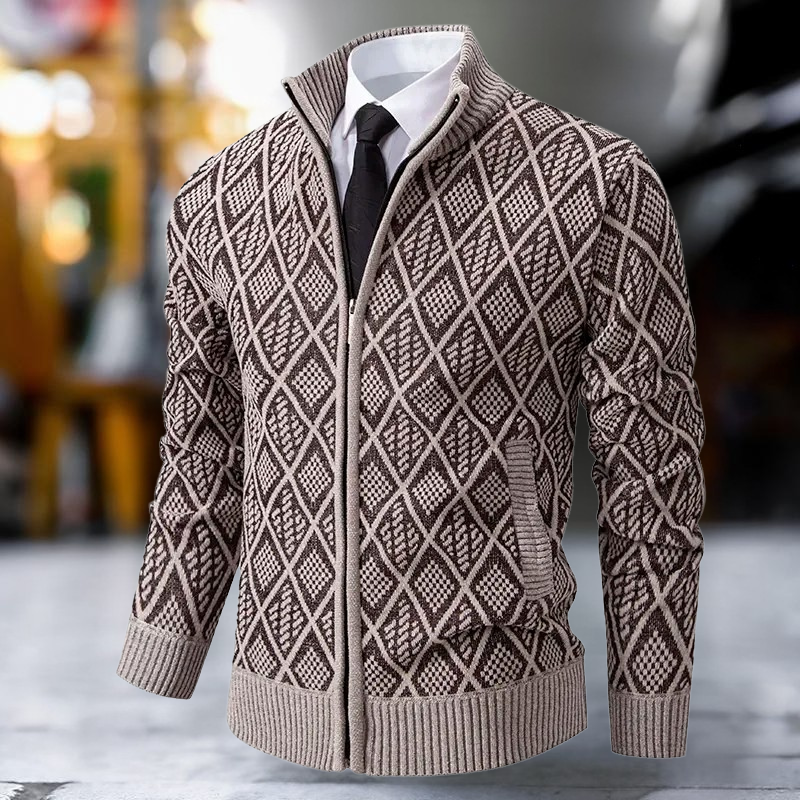 Lorian – Zipper Warm Thick Fleece Cardigan