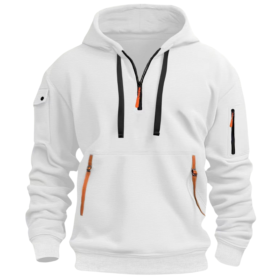 Ludomir – Long Sleeve Hoodie with Multiple Pockets