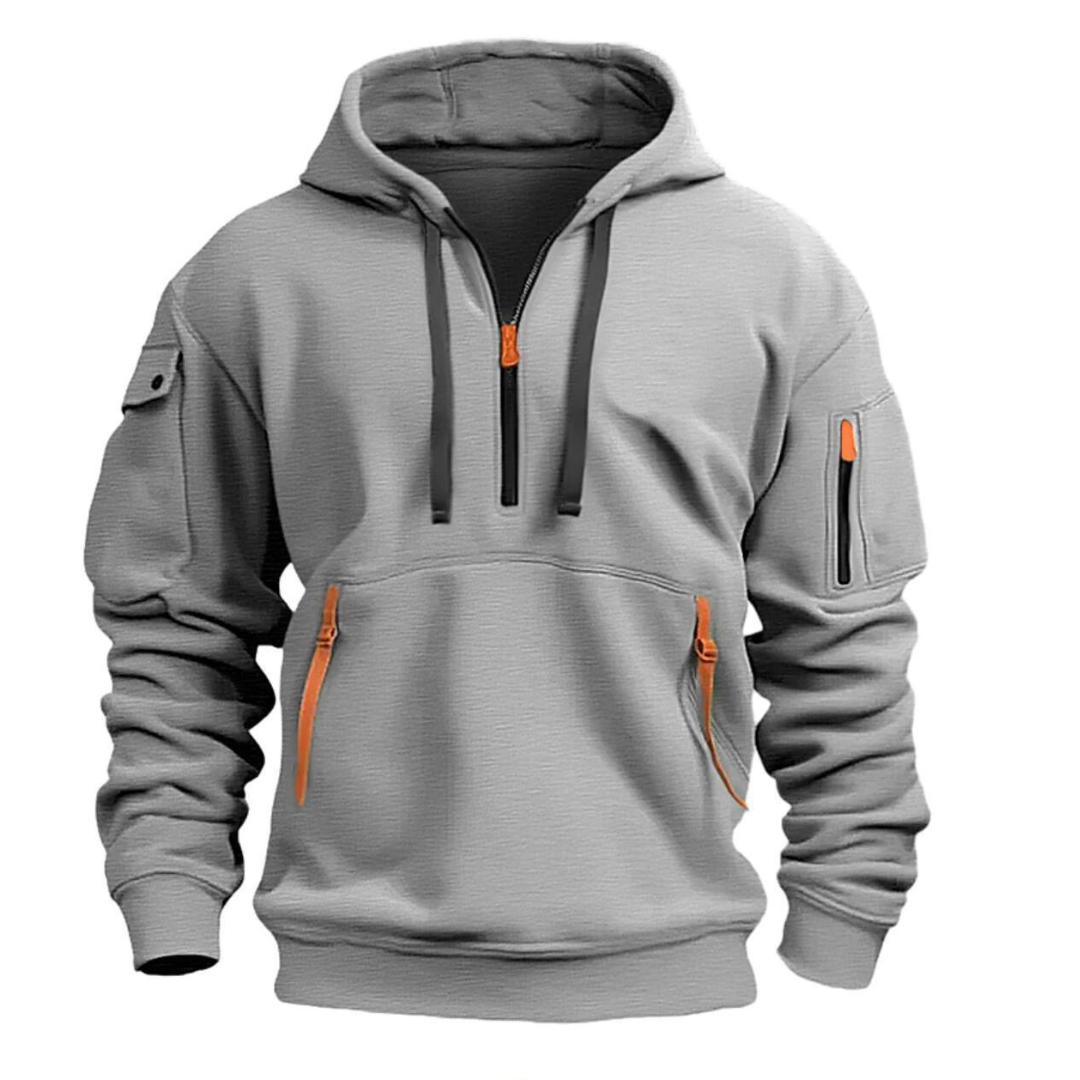 Ludomir – Long Sleeve Hoodie with Multiple Pockets