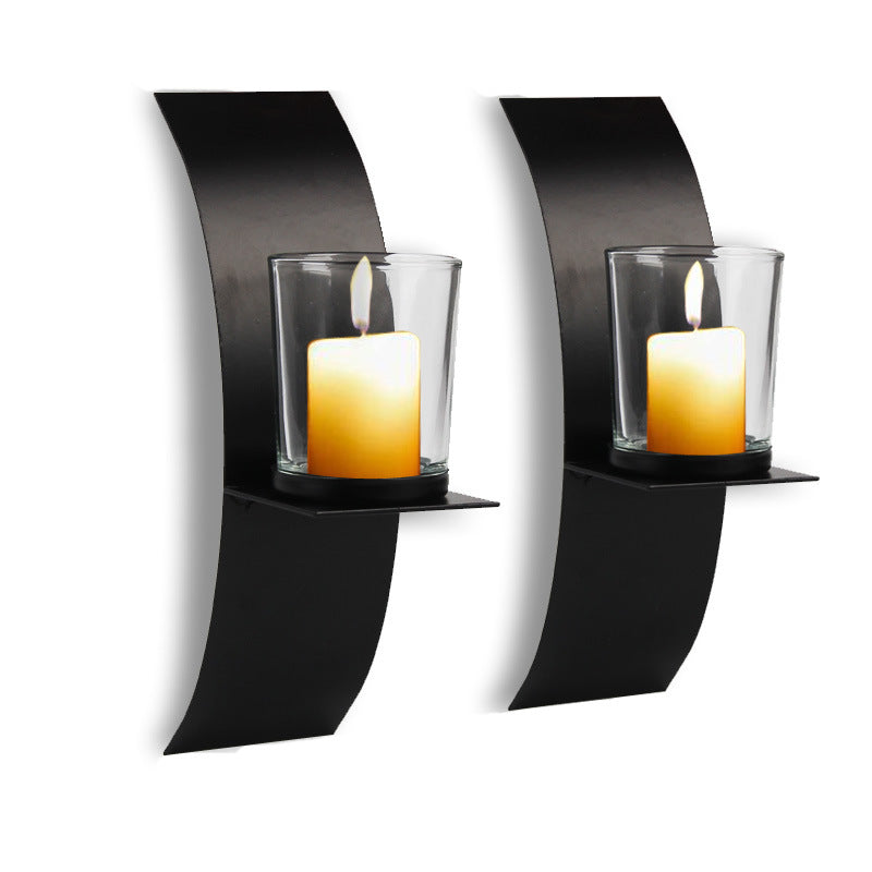 LumiSconce - 2 Piece Wall Sconce Candle Holders