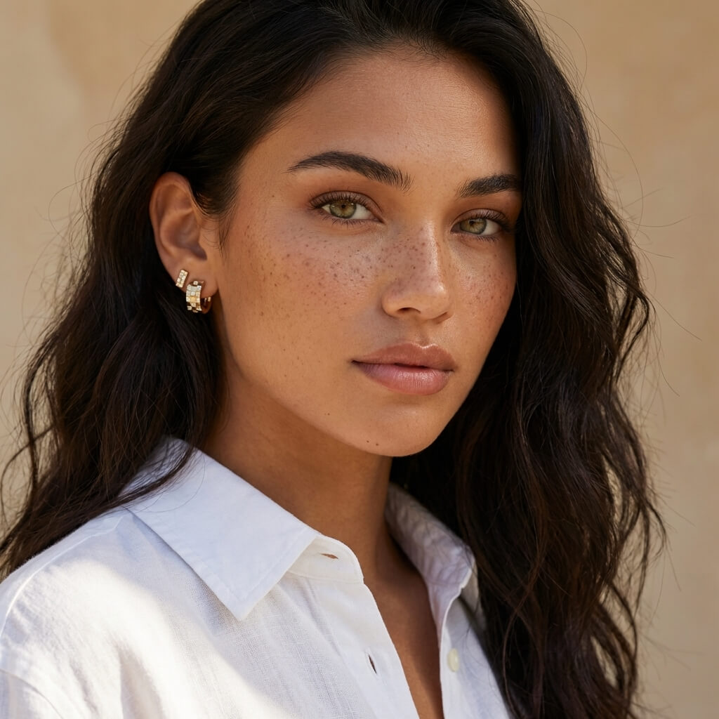 Lustrelle Small Hoop Earrings