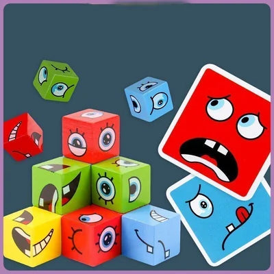 Bloques de Cubo Mágico con Caras Cambiantes