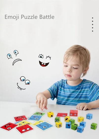 Bloques de Cubo Mágico con Caras Cambiantes