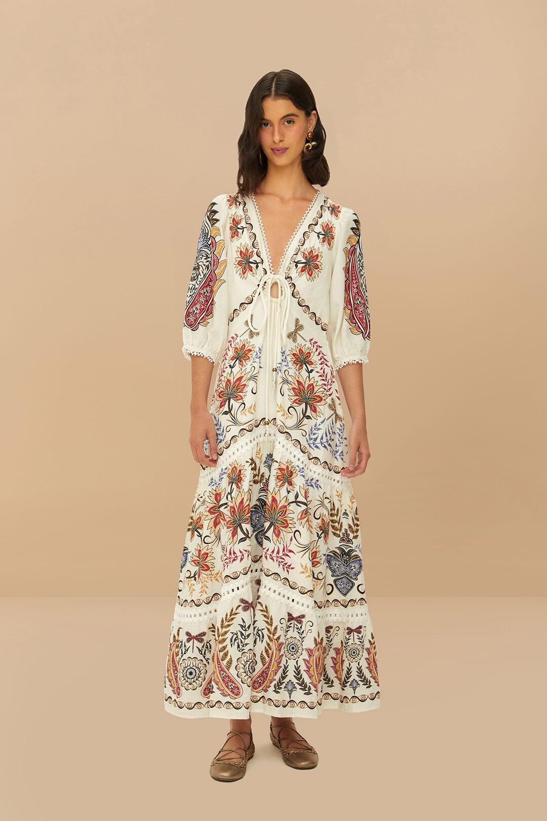 Malindya - Boho Glam Maxi Dress