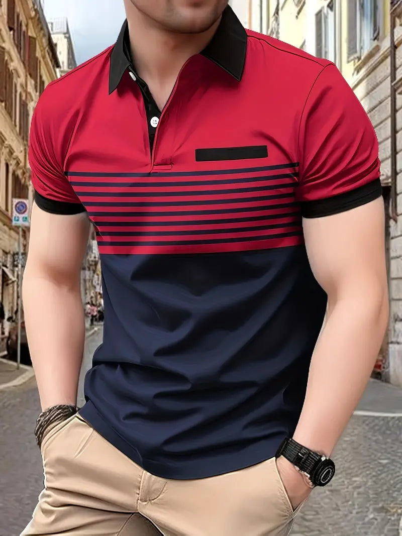 Manaem™ - Casual Striped Shirt