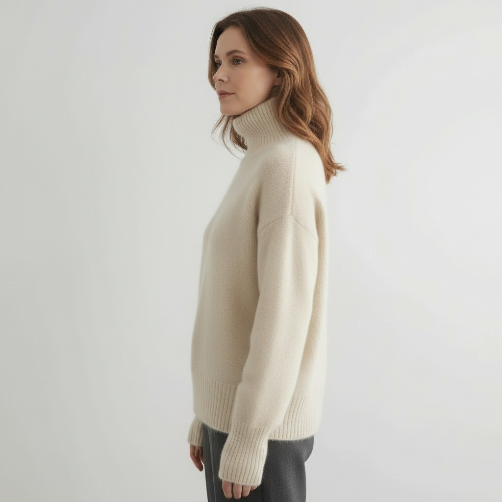 Marchao - Warmer Turtleneck Sweater with High Collar