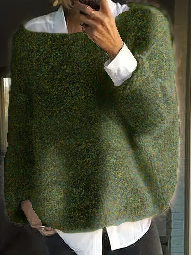 Maristela – Casual, Loose-Fitting Sweater with Long Sleeves