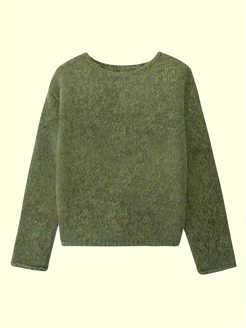 Maristela – Casual, Loose-Fitting Sweater with Long Sleeves