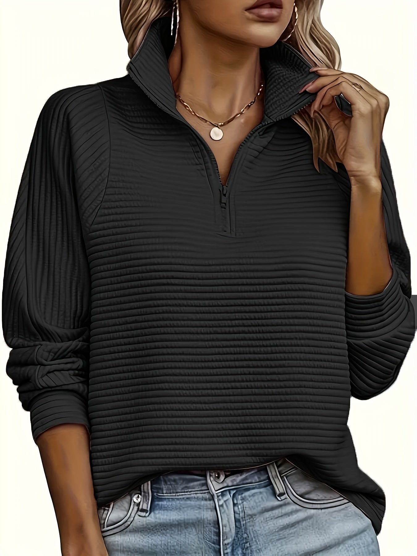 Marthe – Knit Sweater with Zipper