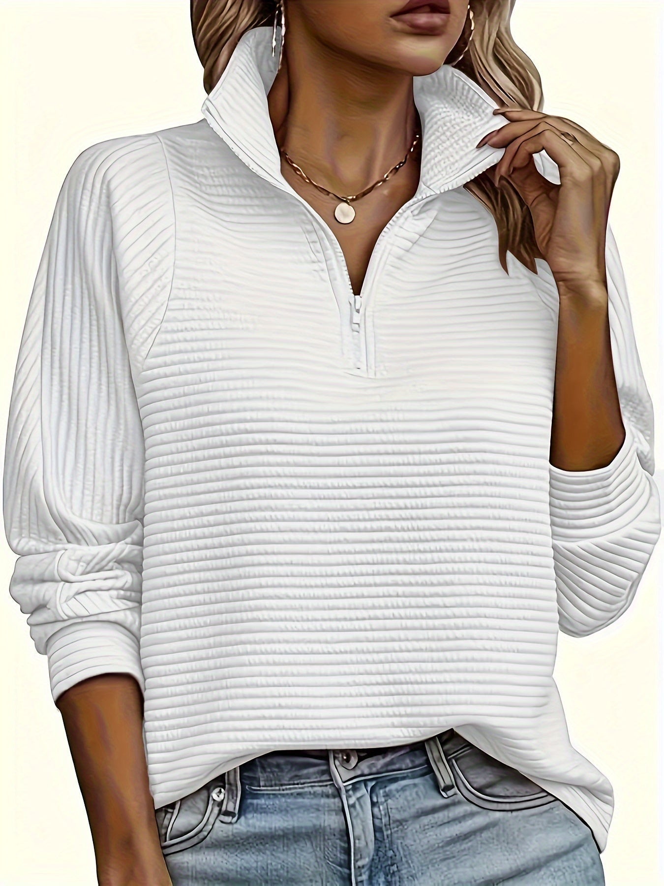 Marthe – Knit Sweater with Zipper