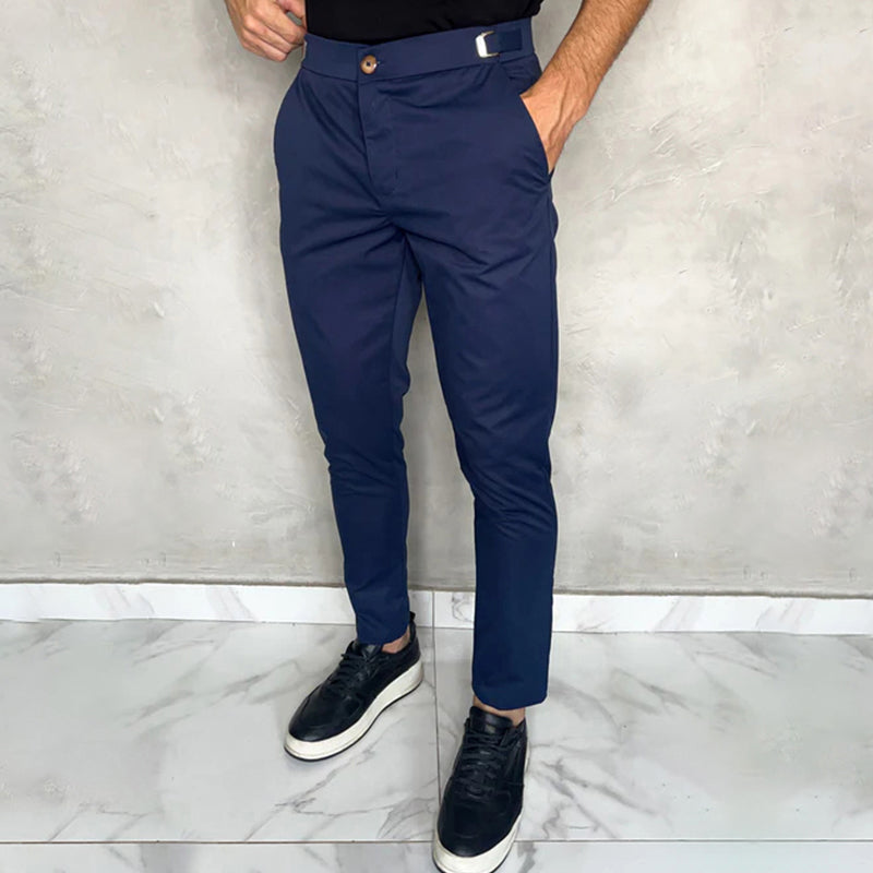 Matan - Classic Stretch Pants with Slim Fit