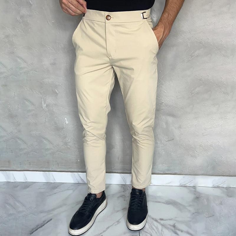 Matan - Classic Stretch Pants with Slim Fit