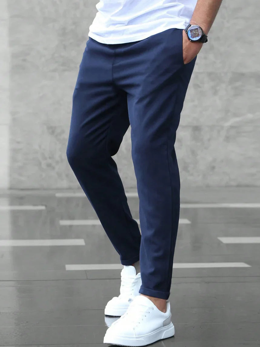 Matteo – Cropped Pants with Drawstring