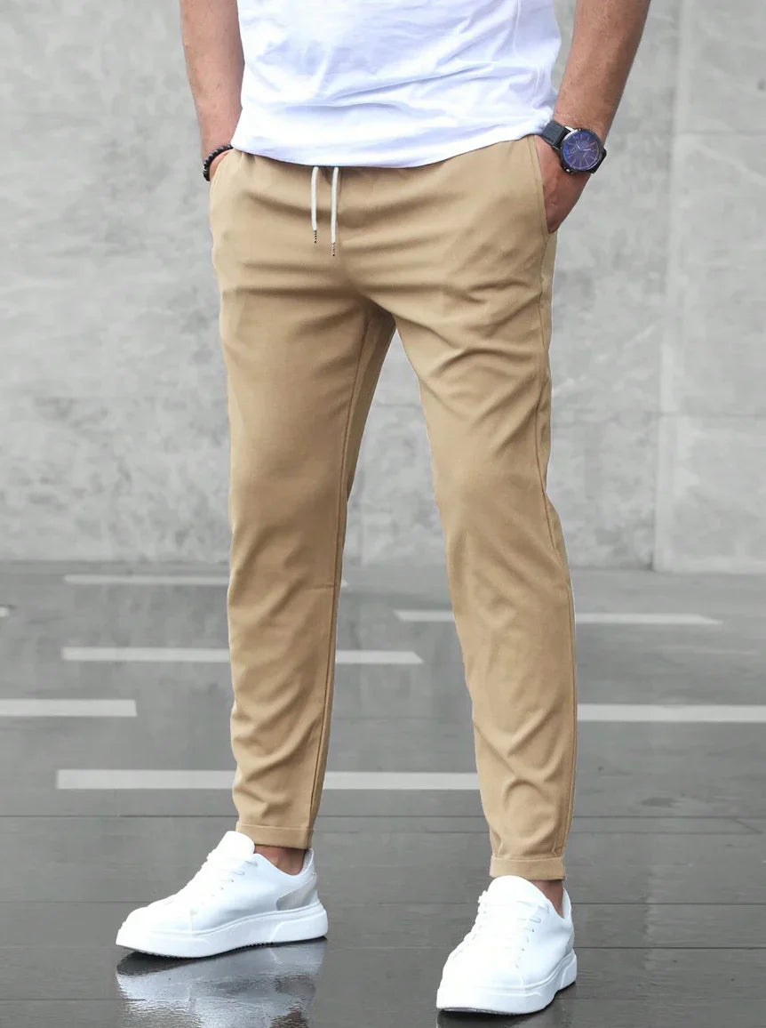 Matteo – Cropped Pants with Drawstring