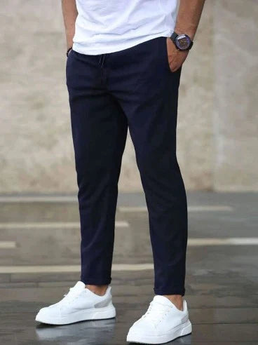Matteo – Cropped Pants with Drawstring